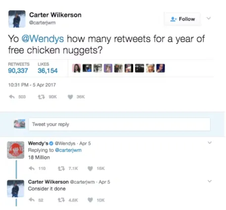 wendys retweet challenge twitter x