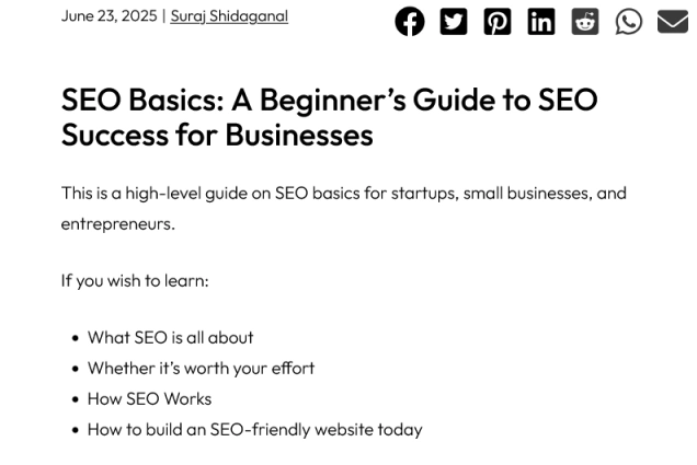 keyword usage in title
